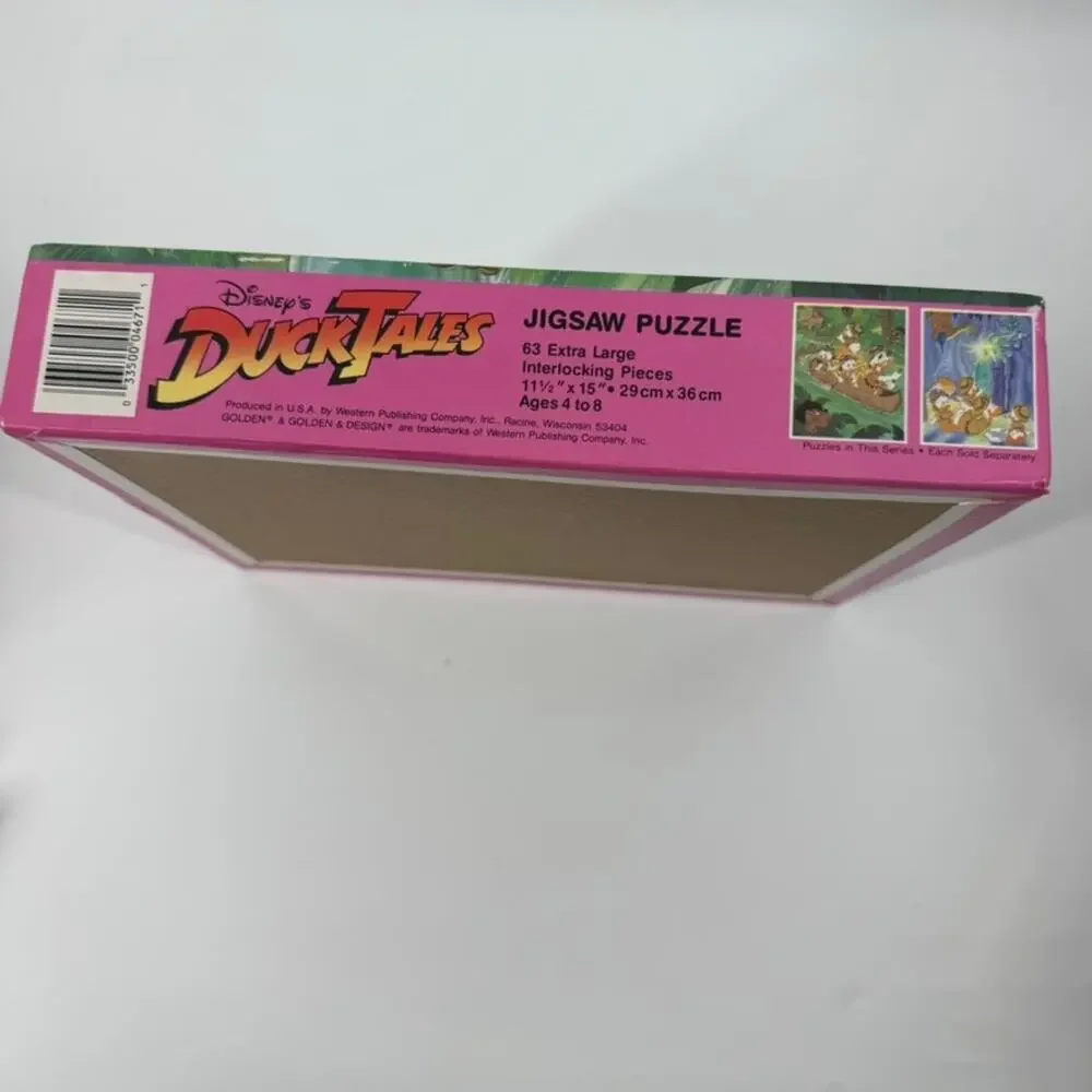 Disney DuckTales 63 Piece Jigsaw Puzzle  Factory Sealed Vintage Golden #4671